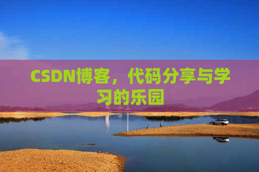 CSDN博客，代码分享与学习的乐园